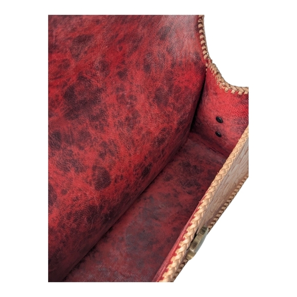 Handmade Brown Leather Hobo Bag Purse - Picture 11 of 11